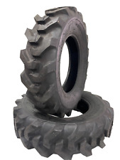 TWO NEW 7x14, 7-14 R1 TUBELESS Lug  Tractor Tires Heavy Duty 7/14 7.00-14 R4 Bar picture
