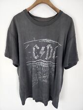 Vintage ACDC Shirt Men's Size  Black Concert Tour Back In Black picture