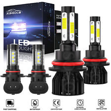 LED Headlight HB5 9007 + 9145 H10 Fog Light Bulbs Kit for Ford Ranger 2001-2011 picture