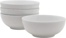 Everyday White by Fitz and Floyd Soup Cereal Porcelain Bowls, Set of 4 picture