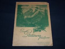 1920'S SCENIC STATIONERY OF WASHINGTON - 14 TOTAL INSIDE - J 8691 picture