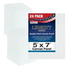 5 in. x 7 in. Professional Artist Cotton Canvas Panel Board (24 Pack) picture