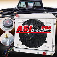 ASI 4 Row Radiator Shroud Fan For 1961-1966 Chevy Truck C10 C20 PONTIAC PICKUP picture