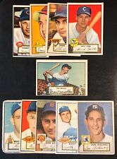 1952 Topps Baseball Trading Cards Fair to Good Condition YOU PICK AND SAVE picture
