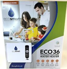 EcoSmart 36 kW 240V Self Modulating Electric Tankless Water Heater Model ECO 36 picture