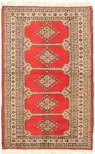 Traditional Hand-knotted Vintage Tribal Carpet 3'1