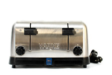 Waring Commercial 4 Slice Toaster WCT708 120V 1800W NSF Four Slice Working picture