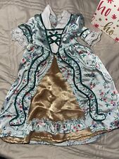 Mint Vintage American Girl Doll Elizabeth Floral Christmas Holiday Gown Dress picture