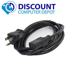 3 Prong Pin AC Power Cord Cable for PC Desktop Computer picture