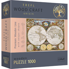 Trefl Wood Craft 1000 Piece Wooden Puzzle - Ancient World Map picture