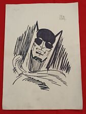 Bob Kane Drawing on paper (Handmade) signed and stamped mixed media. picture