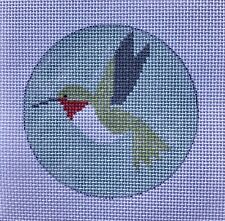 Hummingbird Ornament Hand Painted Needlepoint Canvas picture