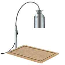 Nemco 6016 Carving Station Grey Bulb Warmer W/ Wood Cutting Board picture