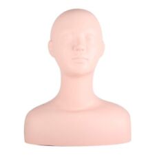 Silicone Mannequin Training Head Makeup Model Eyelash Extensions Practice Doll picture