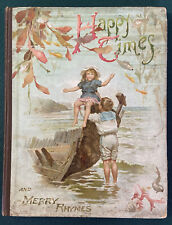 Happy Times and Merry Rhymes Ernest Nister Victorian Scarce Children's Book picture