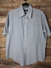 Vintage Sears The Men's Store Button Down Shirt Size Medium Short Sleeve VTG picture