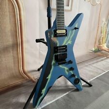 Blue Dean ML From Hell Electric Guitar Solid Black Fretboard Mahogany Body Relic picture