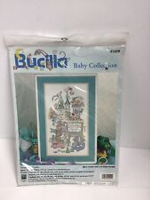 Bucilla Baby Collection Sleepytime Castle Counted Cross Stitch Kit #41459 - 1996 picture