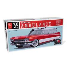 AMT 1959 Cadillac Ambulance w/Gurney 1/25 AMT1395 Plastics Car/Truck 1/24-1/25 picture
