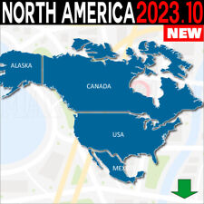 North America Map USA CANADA MX GPS 2023.10 FOR GARMIN DEVICES - LATEST MAP picture