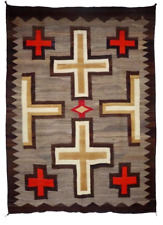 Handwoven wool Kilim Navajo Rug Southwestern Design Native American Style picture