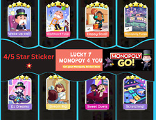 Monopoly Go Rare 4/5 Star Sticker Card⭐️Fast Delivery (Read Description) picture