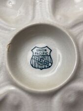 Very Rare OYSTER PLATE Union Pacific Overland Railroad China Maddock's Harriman picture