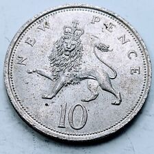 Great Britain Ten (10) New Pence 1976 Coin Pence Elizabeth II picture