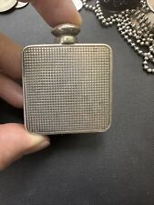 Vintage Sterling Silver 835 Antique Perfume Flask Engraved  picture