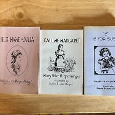 3 MARY HELEN HARPEN WRIGHT THREE (3) AUTOGRAPHED BOOK LOT. picture
