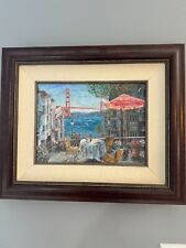 Terrace by Vadik Suljakov giclee hand enhanced, signed picture