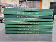 Lot of 8 Cook's Illustrated Annual Cookbooks 1997, 2003, 2007-2010 & 2012-2013 picture