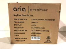 Aria AW1-200 Ariawave 36 Qt Black Air Fryer Oven New Sealed picture