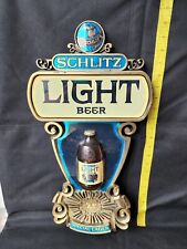 Vintage Schlitz Light Beer Special Lager Beer Sign #1 picture