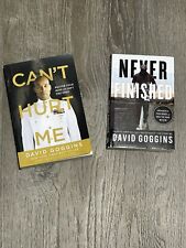 **CAN 'T HURT ME & NEVER FINISHED BEST SELLING 2  BOOK SET  BY DAVID GOGGINS.... picture