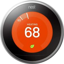 SEALED Google Nest Learning Thermostat Pro 3rd Gen GGL-T3008US Stainless Steel picture