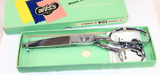 Wiss Model C Pinking Shears Scissors Made USA Box Newark New Jersey Vintage picture