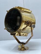 Maritime Antique Vintage Cargo Ship Reclaimed Brass Signal Search Spot Light picture