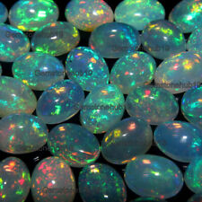 AAA Natural Ethiopian Welo Fire Opal Cabochon Oval Loose Gemstone Wholesale Lot picture
