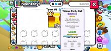 Golden Titanic Party Cat Pet Simulator 99 Extremely Rare picture