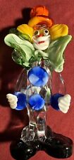 Vintage Mid-Century  MURANO Clown Hand Blown Art Glass Figurine Italy Wow picture