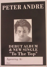 PETER ANDRE ORIGINAL TOUR POSTER picture