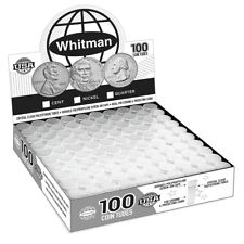 Quarter (25 Cent) Size Coin Tubes (100 Count) - Official Whitman picture