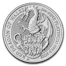 2018 Great Britain 1 oz Platinum Queen's Beasts The Dragon picture