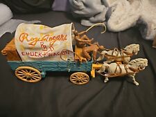 VINTAGE Ideal Toys ROY ROGERS Chuck Wagon Horse Covered Figure VTG Toy Western picture