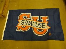 Officially Licensed NCAA Syracuse Orange Team Logo 3' x 5' House Flag Navy picture
