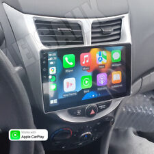 For 2012-2017 Hyundai Accent Apple CarPlay Car Radio Android 12.0 GPS Stereo+Cam picture