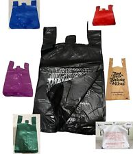 Any Color Bags 1/6 Large 21 x 6.5 x 11.5 T-Shirt Plastic Grocery Shopping 0.51 M picture