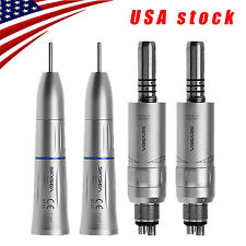 USA Stock 2 SKYSEA Dental Low Speed Straight Handpiece with 2 Air Motor 4 Hole picture