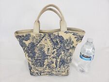 Pierre Deux French Country Hand Made Purse Handbag Canvas Button Med Top Handle picture